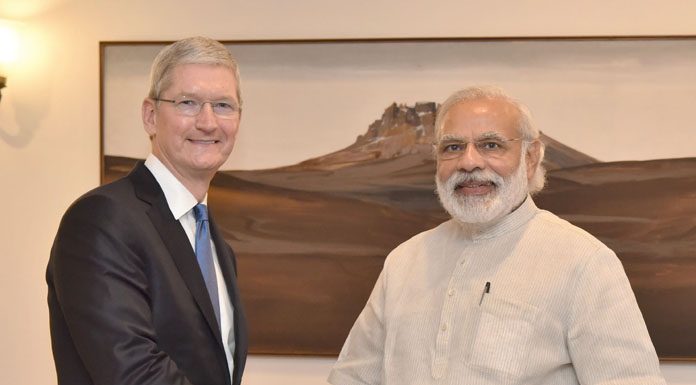 The plant, according to reports, will be set up by Apple’s Taiwanese manufacturing partner Wistron, at Peenya in Bangalore. Apple has reportedly been discussing the plausibility of making the iPhones in the country, with the government, with an aim to make inroads in the South Asian market. (Photo/PIB)