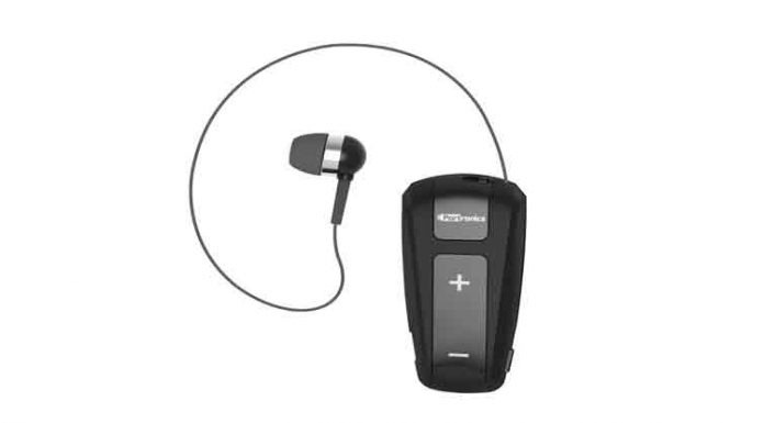 Harmonics Klip comes with Bluetooth V4.1 connectivity and a retractable earbud. (Photo/Portronics)