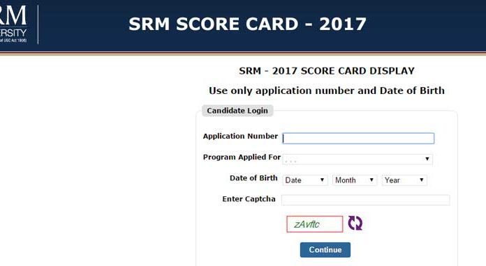 University conduct, SRMJEEE exams every year for undergraduate admission. On the basis of SRMJEEE 2017 Results candidates will be granted admission. (Photo/SRM Portal)