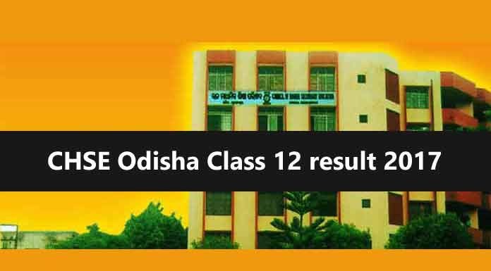 CHSE Odisha Class 12 result 2017