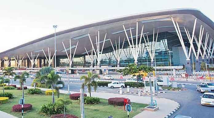 GVK exits Bangalore Airport (Photo/Agency)