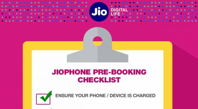 The wait to book Reliance Jio smartphone JioPhone is getting over. The official pre-booking will start at 5.30 pm today. Here are the five Key checklist before you proceed to pre-book JioPhone. (Photo/Reliance Jio)