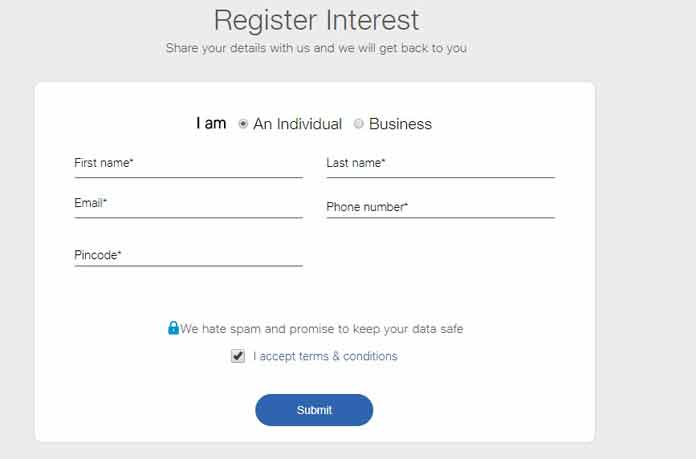 To register, one needs to go to Jio.com and click on the ‘Register Now’ option on the main page. It will take to another page where one can register their Interest to buy JioPhone by providing their details such as name, email address, phone number and pin code. 