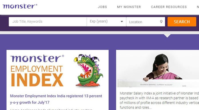 online jobs, monster.com, jobs in India, sanjay modi, job news, monster news, most popular job, business development job, naukri, online job portal