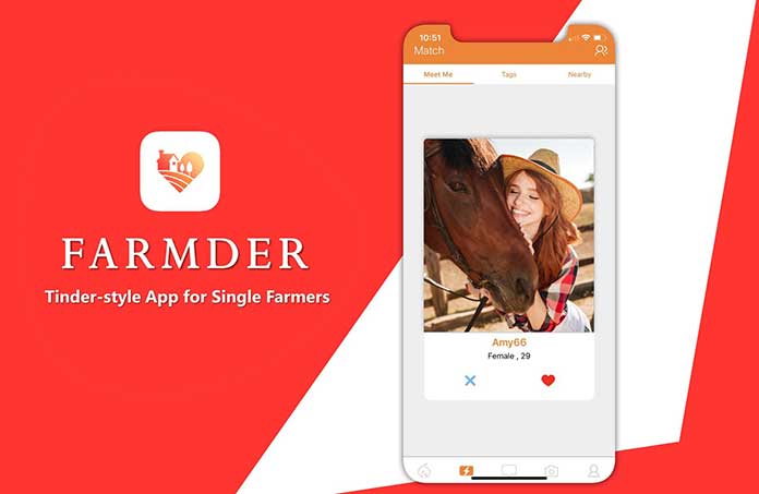 Now, tinder style app farmder for single farmers: here's why it make sense