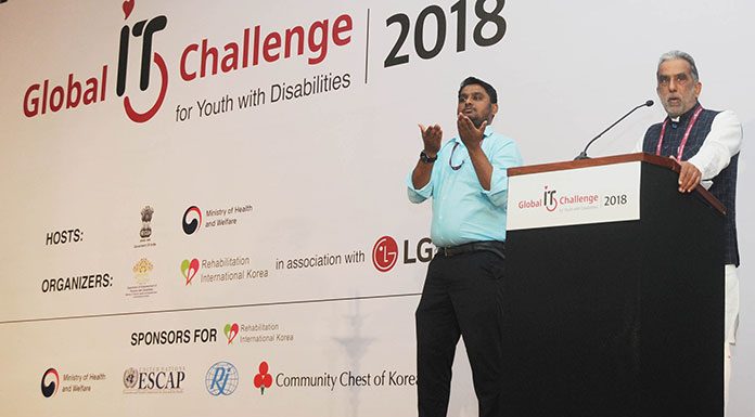 As many as 100 youths with disabilities from 18 countries have participated in the Global IT Challenge for Youth with Disabilities, 2018