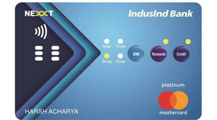 IndusInd Bank has launched the IndusInd Bank Nexxt Credit Card, an interactive Credit Card in India with buttons. (Photo: Agency)