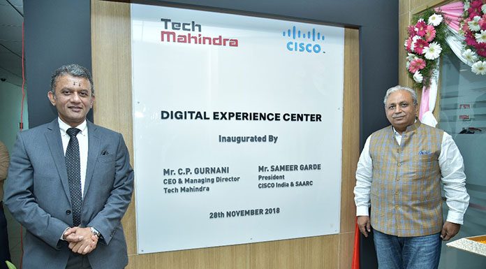 Networking giant Cisco in partnership with Indian IT consulting firm Tech Mahindra have launched digital experience center in Bangalore.