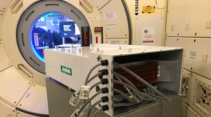 Spaceborne Computer is the commercial off-the-shelf (COTS) supercomputer that HPE and NASA launched into space for a one-year experiment to test resiliency and performance