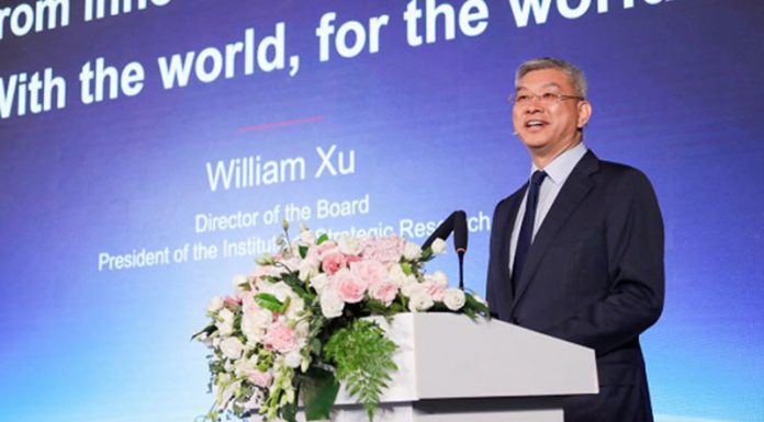 William Xu, Huawei Director of the Board, President of the Institute of Strategic Research. (Photo: Huawei)
