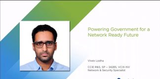 Vivek Lodha, Senior Systems Engineer, Network, VMware