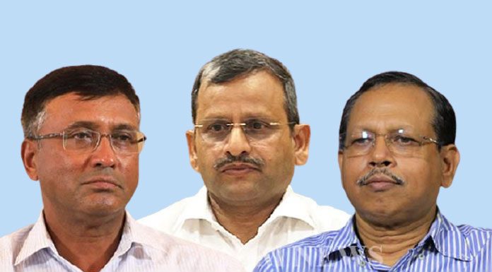 Asit Kumar Tripathy, Suresh Chandra Mohapatra and Pradeep Kumar Jena. (Photo: File)