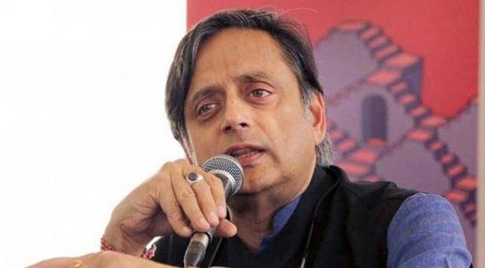 Congress leader Shashi Tharoor