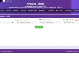 AP ECET 2023 Results has been declared. Candidates can now access their Engineering Common Entrance Test (ECET) scores online at cets.apsche.ap.gov.in.