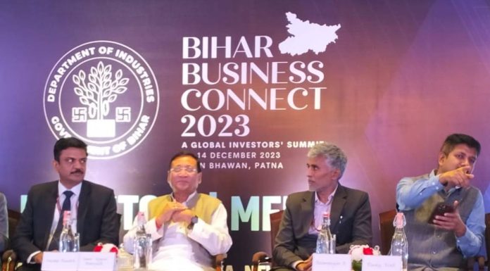 Minister Mahaseth invited attendees to the upcoming Bihar Business Connect Summit 2023 scheduled for December 13-14 in Patna.
