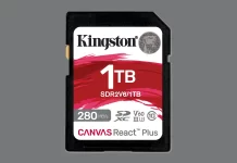 Canvas React Plus V60 SD Card