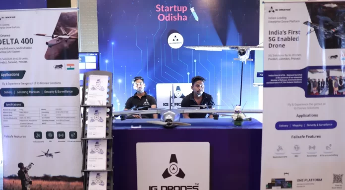 IG Drones team showcasing their products during the National DefTech Summit 2024. (Photo/TechObserver)