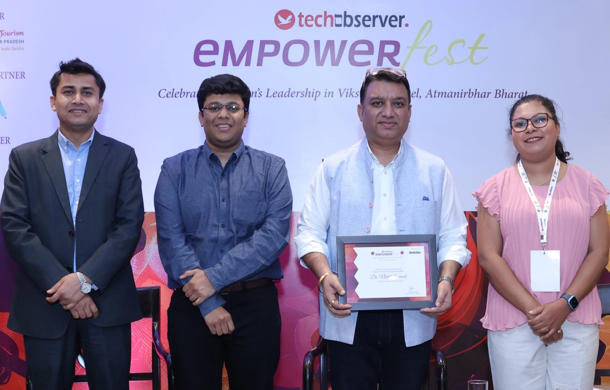 Fireside Chat Titled &Quot;The New Vanguard: Tech-Savvy Leaders Shaping The Future Of Project Management And Governance With Technology,&Quot; Moderated By Dr. Nikhil Agarwal, Ceo Of Siic And First &Amp; Aiide At Iit Kanpur. (Photo/Techobserver)