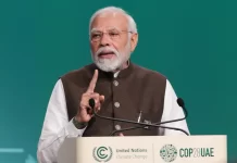Prime Narendra Modi speaks at Opening Ceremony of High-level segment at COP 28 UAE Summit, in Dubai on December 01, 2023. (Photo/PIB)