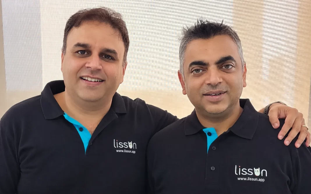 Lissun co-founders Krishna Veer Singh and Tarun Gupta.
